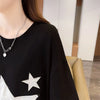 新作  おしゃれな星柄Tシャツ ゆったり半袖＜U-2825＞