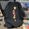 新商品 カジュアル 定番シンプル プリント 全6色 半袖Tシャツ<U-8767>