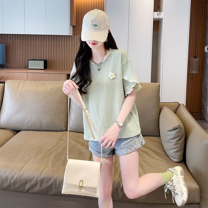 美人度アップ スウィート キュート 5色選択 半袖Tシャツ＜U-8578＞