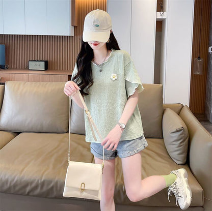 美人度アップ スウィート キュート 5色選択 半袖Tシャツ＜U-8578＞