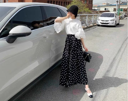 定番シンプル 大人可愛い 美人度アップ 早い者勝ち カジュアル 共2色 Tシャツ<U-12150>