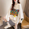 スタイリッシュ 切り替え 一目惚れ プリント Tシャツ カットソー＜U-3648＞