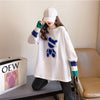 カジュアル 切り替え オシャレ度満点 プリント Tシャツ カットソー＜U-3663＞