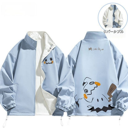 【🔥半額 春限定】キュート 着瘦せ カジュアル  撥水加工 全3色 リバーシブル 男女兼用 マウンテンパーカーU-12971