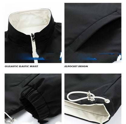 【🔥半額 春限定】キュート 着瘦せ カジュアル  撥水加工 全3色 リバーシブル 男女兼用 マウンテンパーカーU-12971