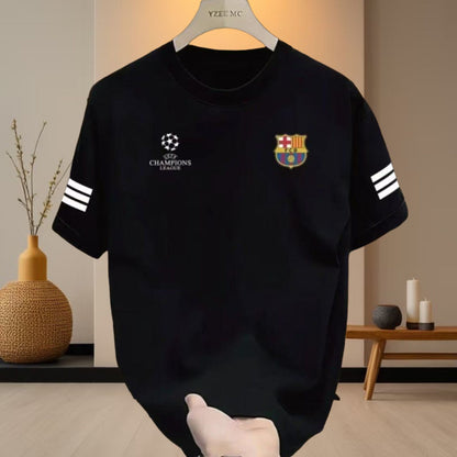 男女兼用 通気性 シンプル 半袖 Tシャツ U-13216