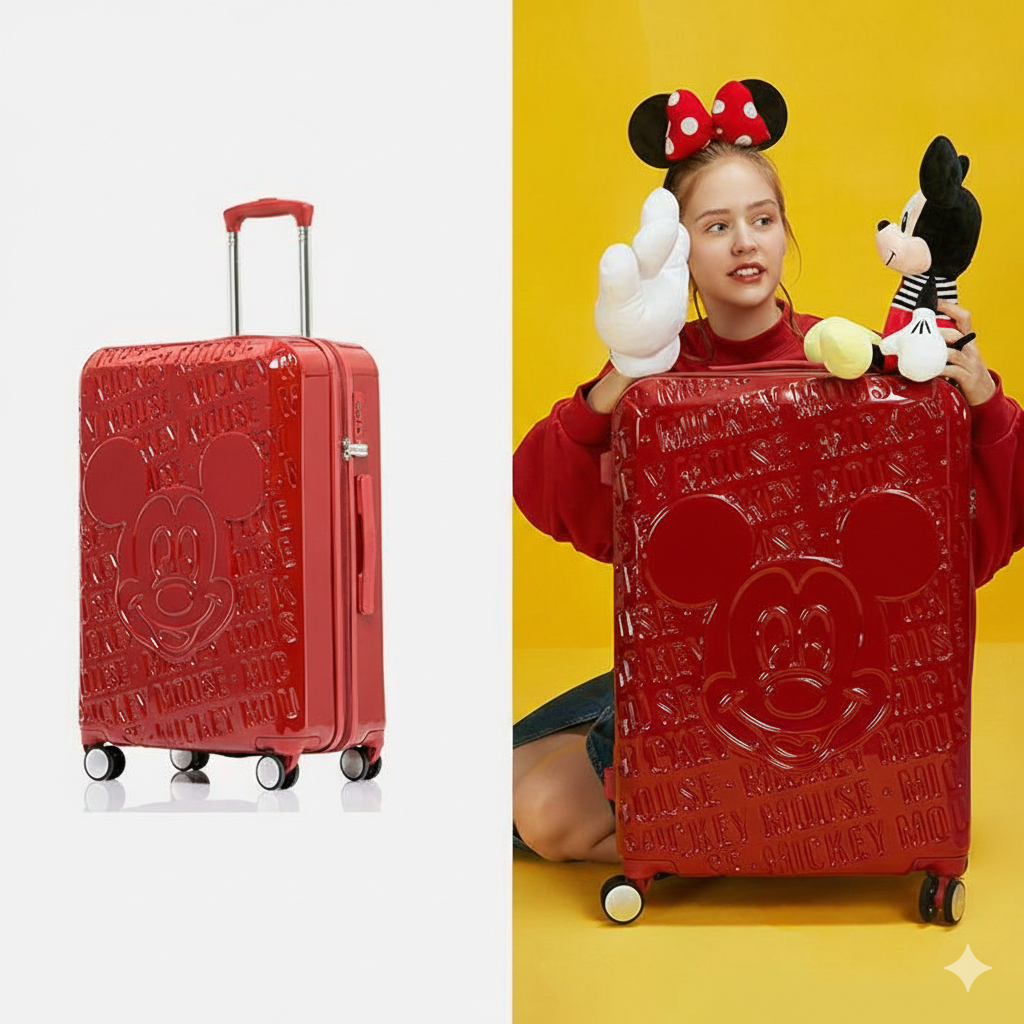 「ランキングNO.1」【90周年 数量限定】ディズニー ミッキーマウス スーツケース S/M/Lサイズ (40L/60L/70L) キャリーケース ＜U-12430＞