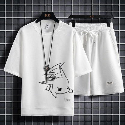男女兼用 大人気アイテム Tシャツ & ショーツ セットアップ U-13246