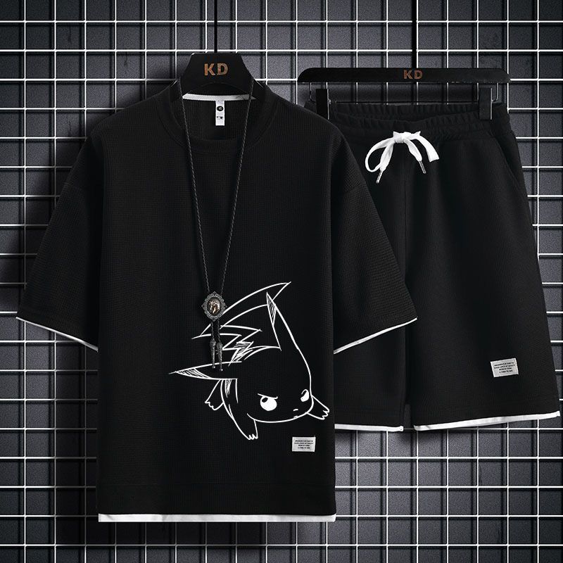 男女兼用 大人気アイテム Tシャツ & ショーツ セットアップ U-13246