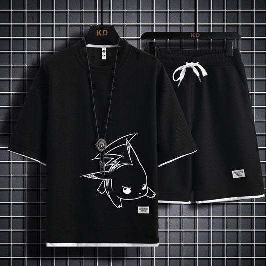 男女兼用 大人気アイテム Tシャツ & ショーツ セットアップ U-13246
