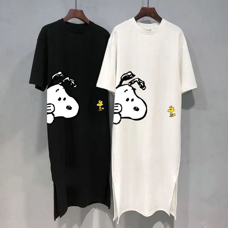ゆったり カジュアル レディース 半袖 ワンピース U-13465