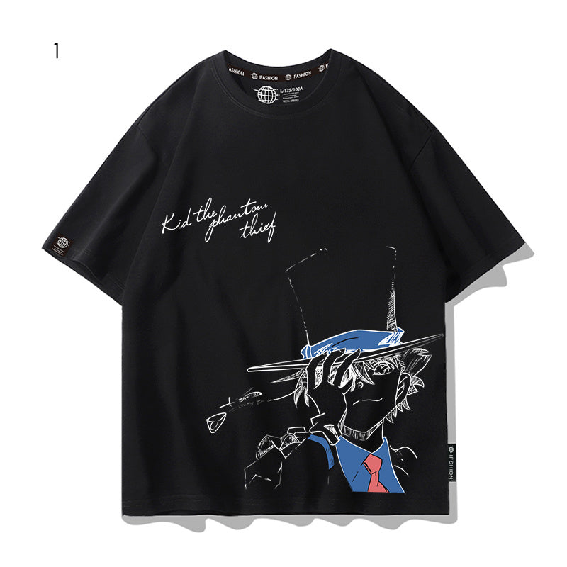 大注目 着瘦せ 大活躍 プリントロゴ 4色選択 Tシャツ U-13005