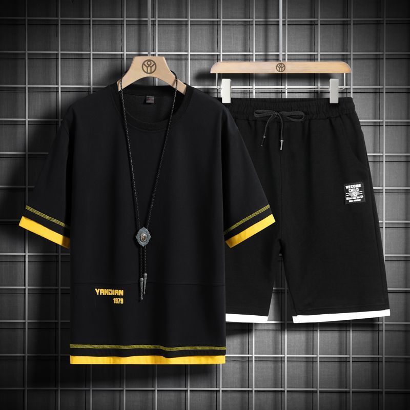 男女兼用 上質 カジュアル Tシャツ & ショーツ セットアップ U-80003