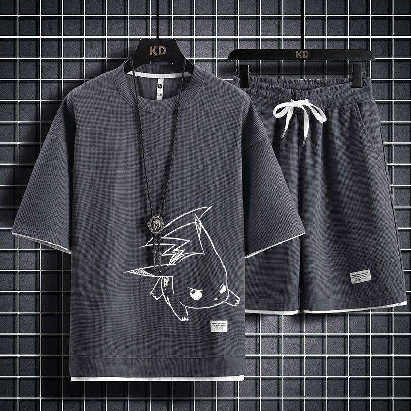 男女兼用 大人気アイテム Tシャツ & ショーツ セットアップ U-13246
