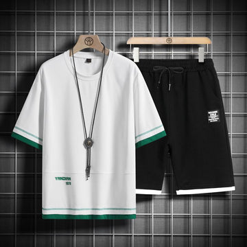男女兼用 上質 カジュアル Tシャツ & ショーツ セットアップ U-80003