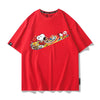 大流行新作 男女兼用 カジュアル プリント Tシャツ F-13468