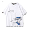 大注目 着瘦せ 大活躍 プリントロゴ 4色選択 Tシャツ U-13005