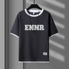 男女兼用 プリント 配色 Tシャツ & ショーツ セットアップ U-80090