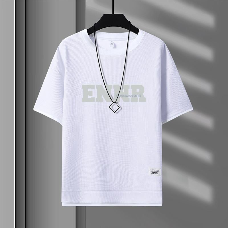 男女兼用 プリント 配色 Tシャツ & ショーツ セットアップ U-80090