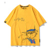 大注目 着瘦せ 大活躍 プリントロゴ 4色選択 Tシャツ U-13005