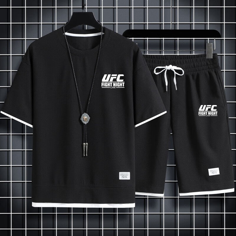 男女兼用 大人気アイテム Tシャツ & ショーツ セットアップ U-13244