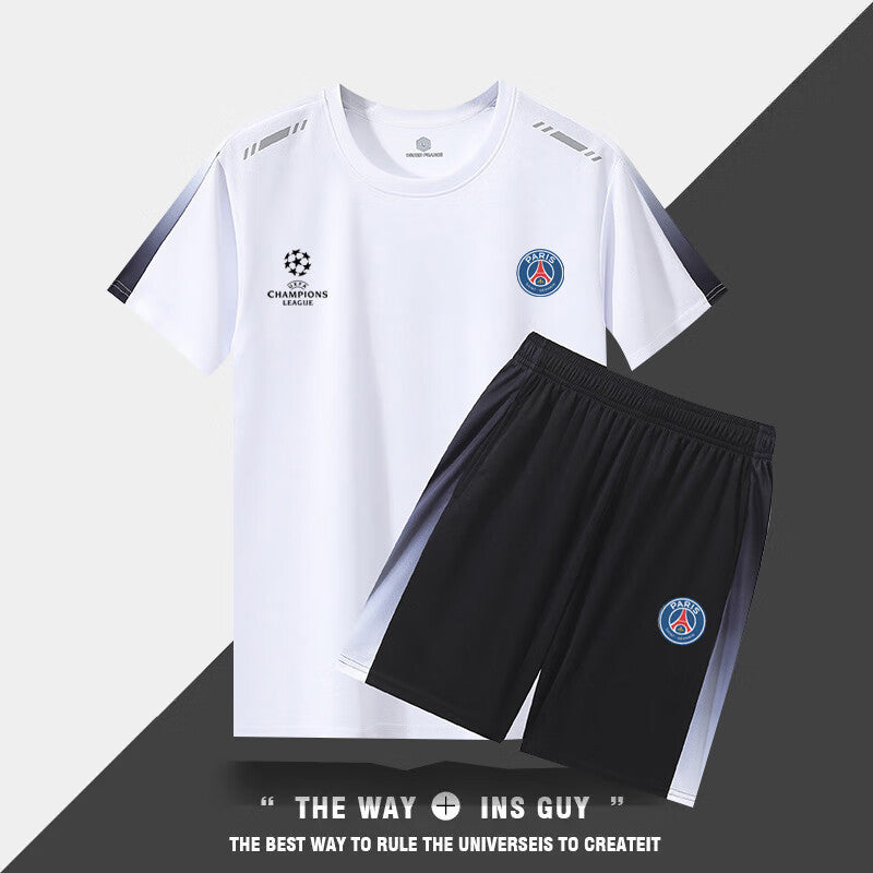 男女兼用 カジュアル Tシャツ & ショーツ セットアップ U-13367
