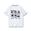 男女兼用 プリント カジュアル 半袖 Tシャツ F-13615