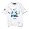 男女兼用 かわいい プリント 半袖 Tシャツ F-13598