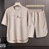男女兼用 大人気アイテム シンプル Tシャツ & ショーツ セットアップ U-80008