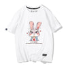 男女兼用 人気上昇中 プリント 半袖 Tシャツ F-13599