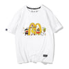 男女兼用 合わせやすい プリント 半袖 Tシャツ F-13603