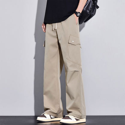 カジュアル 高品質 ウエストゴム パンツ U-80038