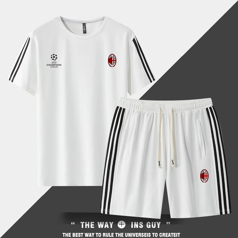 男女兼用 接触冷感 Tシャツ & ショーツ セットアップ U-13365