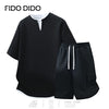 高品質 カジュアル Tシャツ & ショーツ セットアップ U-80067