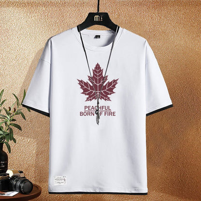 デザイン性抜群 カジュアル Tシャツ & ショーツ セットアップ U-80068
