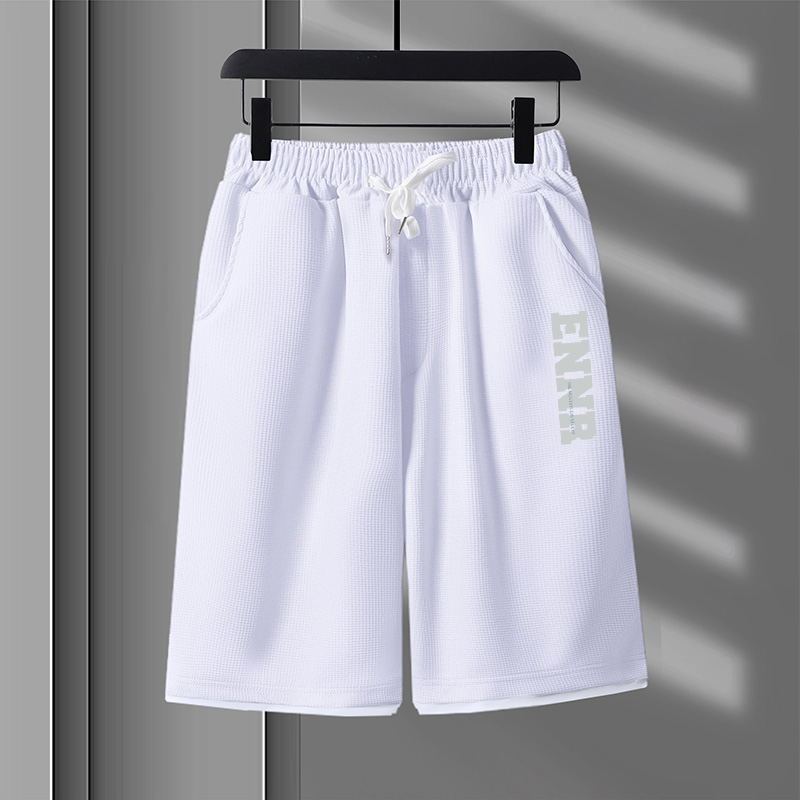 男女兼用 プリント 配色 Tシャツ & ショーツ セットアップ U-80090