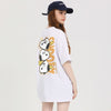 大人可愛い プリント ファッショ 半袖 Tシャツ U-13454