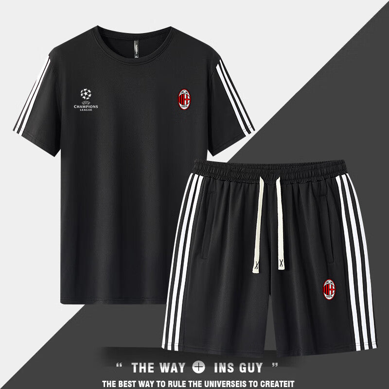 男女兼用 接触冷感 Tシャツ & ショーツ セットアップ U-13365