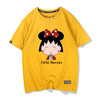 男女兼用 かわいい プリント 半袖 Tシャツ F-13602