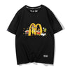 男女兼用 合わせやすい プリント 半袖 Tシャツ F-13603