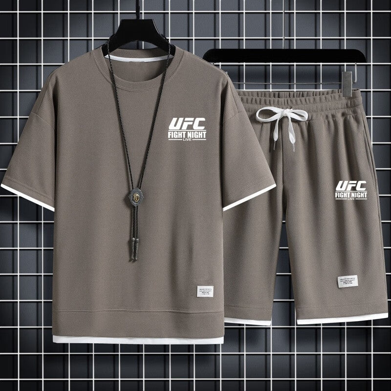男女兼用 大人気アイテム Tシャツ & ショーツ セットアップ U-13244