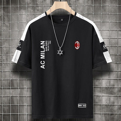 男女兼用 人気 シンプル プリント 半袖 Tシャツ U-13176