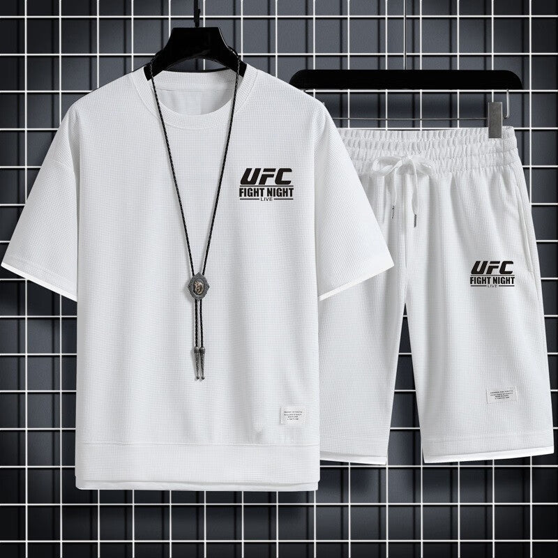 男女兼用 大人気アイテム Tシャツ & ショーツ セットアップ U-13244
