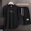 男女兼用 大人気アイテム シンプル Tシャツ & ショーツ セットアップ U-80008