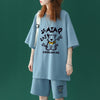 売れ筋 プリント Tシャツ & ショーツ セットアップ U-80100