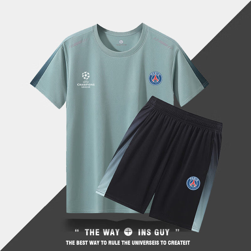 男女兼用 カジュアル Tシャツ & ショーツ セットアップ U-13367
