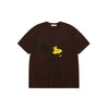 男女兼用 シンプル プリント 半袖 Tシャツ F-13493