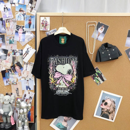 早い者勝ち カジュアル プリント Tシャツ U-13473