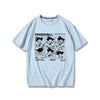 男女兼用 プリント カジュアル 半袖 Tシャツ F-13615