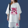 人気トレンド プリント Tシャツ & ショーツ セットアップ U-13456